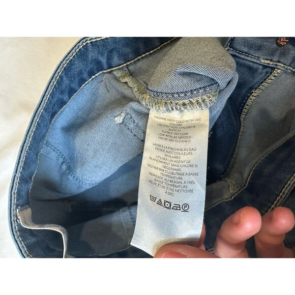 We the free Bell bottom flare jeans Just Float On Flare Jeans 24x33 Raw Hem - Picture 6 of 9